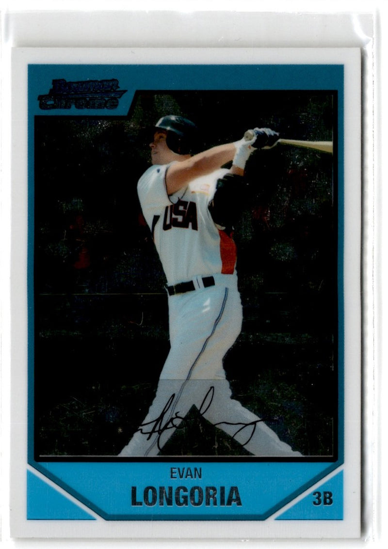 2007 Bowman Draft Picks & Prospects Evan Longoria