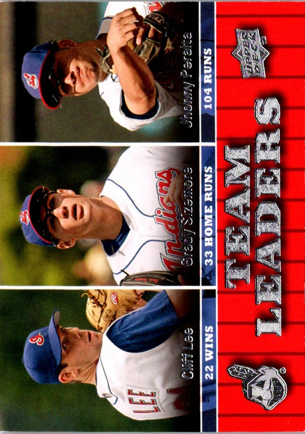 2009 Upper Deck Cliff Lee/Grady Sizemore/Jhonny Peralta #440