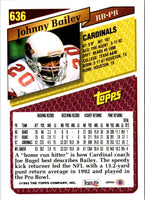 1993 Topps Johnny Bailey #636