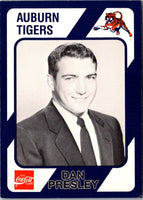 1989 Collegiate Collection Auburn Coke 580 Dan Presley #333
