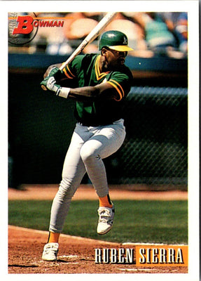 1993 Bowman Ruben Sierra #245