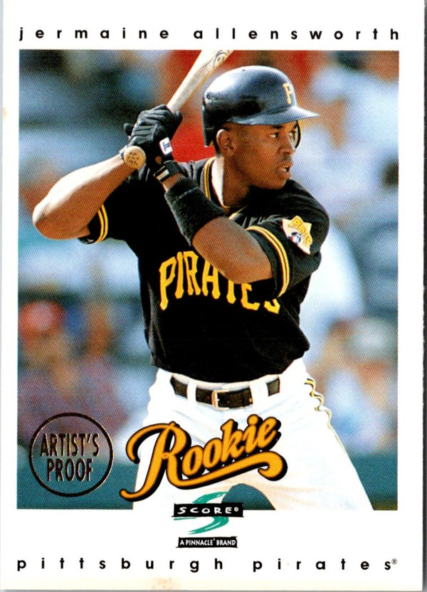 1997 Score Artist's Proofs White Border Jermaine Allensworth #313