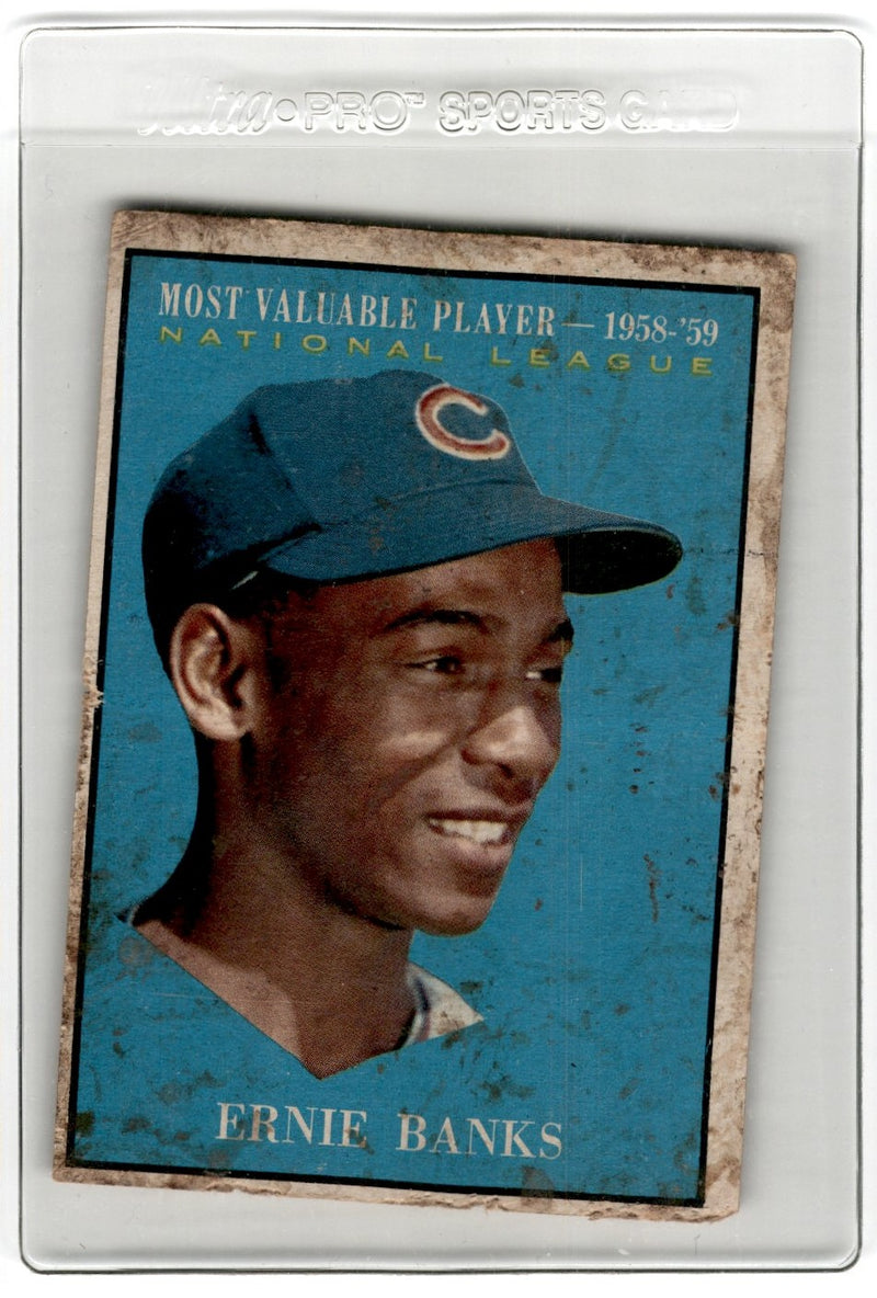 1961 Topps Ernie Banks Mvp