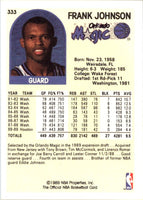 1989 Hoops Frank Johnson #333