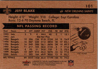2001 Fleer Tradition Glossy Jeff Blake #101