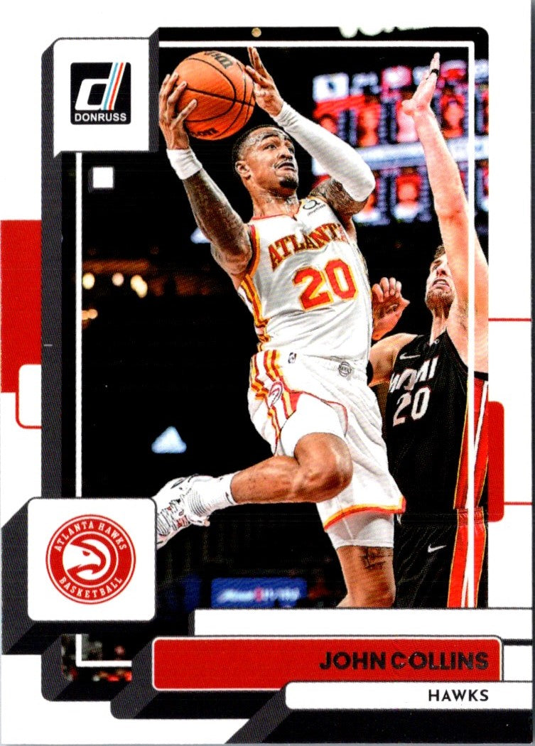 2022 Donruss Holo Laser Red/Gold John Collins