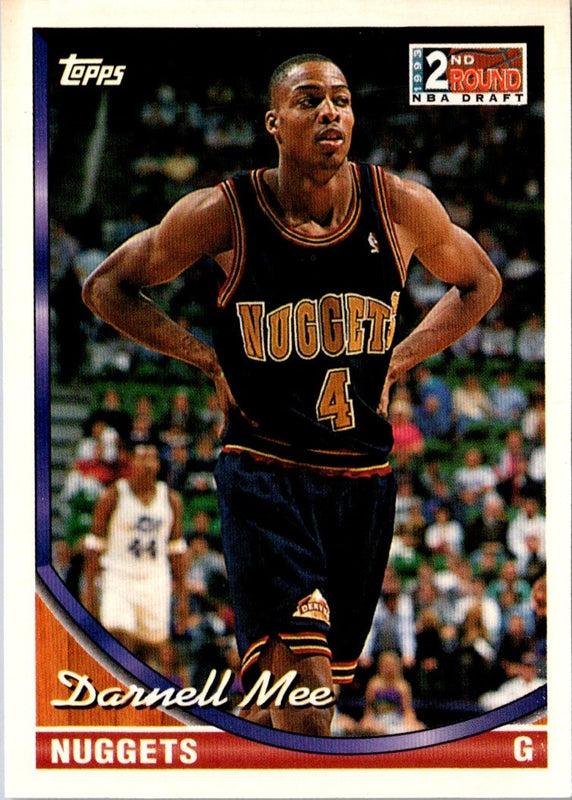 1993 Topps Darnell Mee #315 Rookie