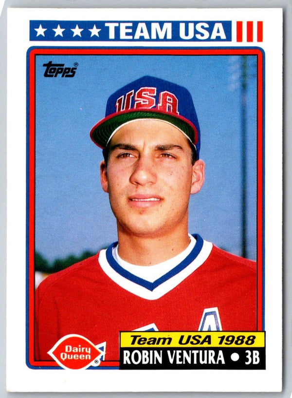 1992 Topps Dairy Queen Team USA Robin Ventura #11