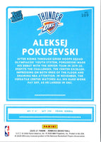 2020 Donruss Rated Rookies Aleksej Pokusevski #209