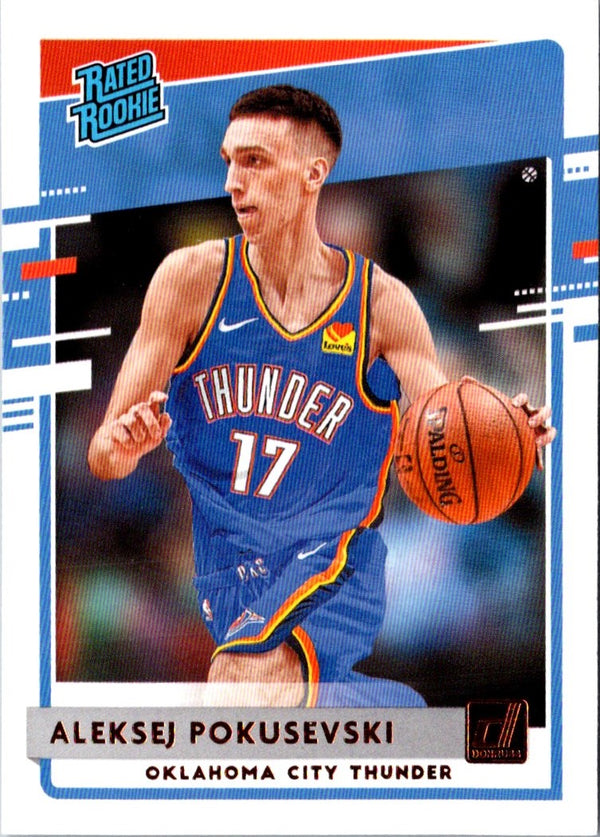 2020 Donruss Rated Rookies Aleksej Pokusevski #209