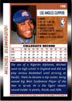 1998 Topps Michael Olowokandi #195 Rookie