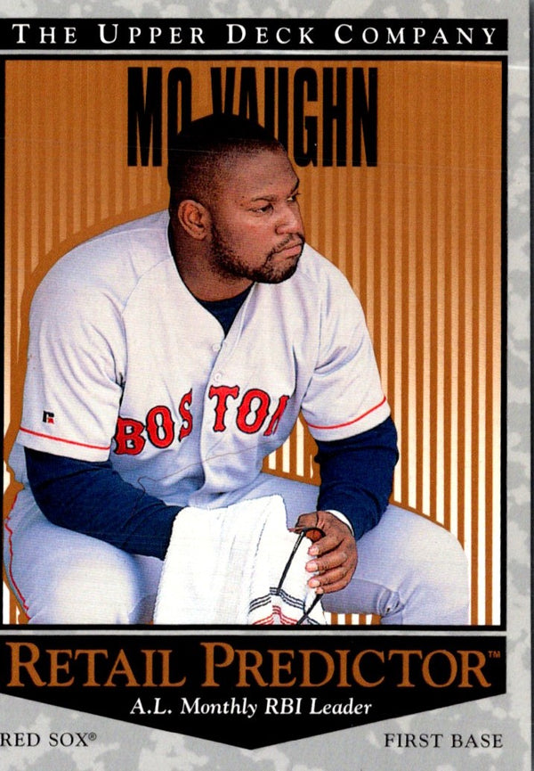 1996 Upper Deck Predictors Retail Mo Vaughn #R19