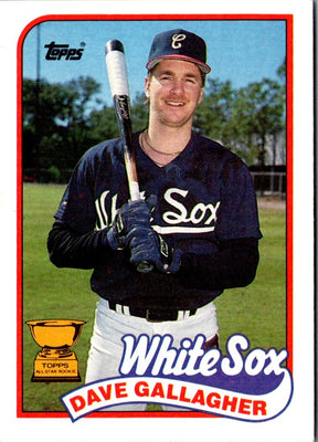 1989 Topps Dave Gallagher #156 Rookie