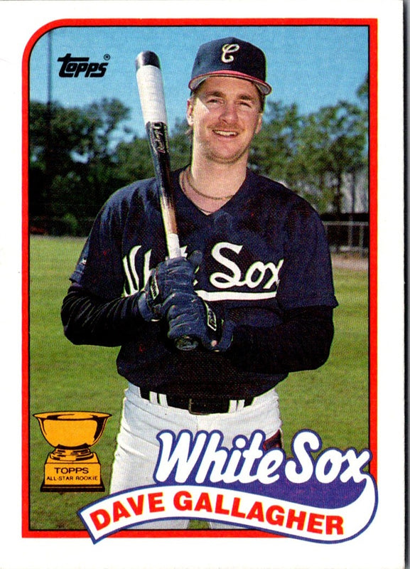 1989 Topps Dave Gallagher #156 Rookie