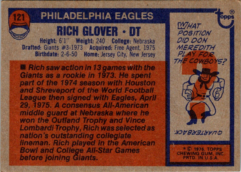 1976 Topps Rich Glover