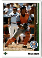 1989 Upper Deck Mike Heath #654