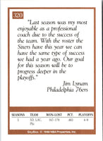 1990 SkyBox Jim Lynam #320