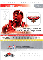 2003 Fleer Authentix Jason Terry #96