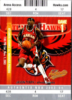 2003 Fleer Authentix Jason Terry #96