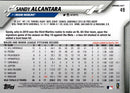 2020 Topps Opening Day Sandy Alcantara
