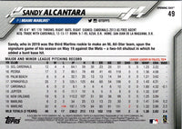 2020 Topps Opening Day Sandy Alcantara #49
