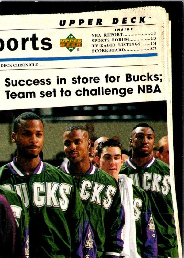 1993 Upper Deck Special Edition Electric Court Todd Day/Ken Norman/Jon Barry/Vin Baker #213