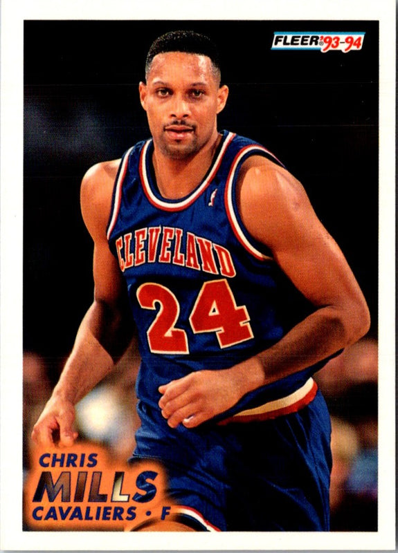 1993 Fleer Chris Mills #266 Rookie