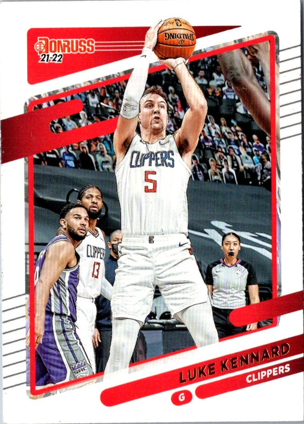 2021 Donruss Holo Red and Gold Laser Luke Kennard #146