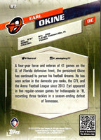 2019 Topps AAF Earl Okine #87