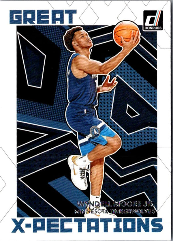 2022 Donruss Great X-Pectations Wendell Moore Jr. #23