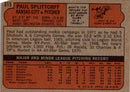 1972 Topps Paul Splittorff