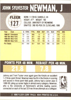 1990 Fleer Johnny Newman #127