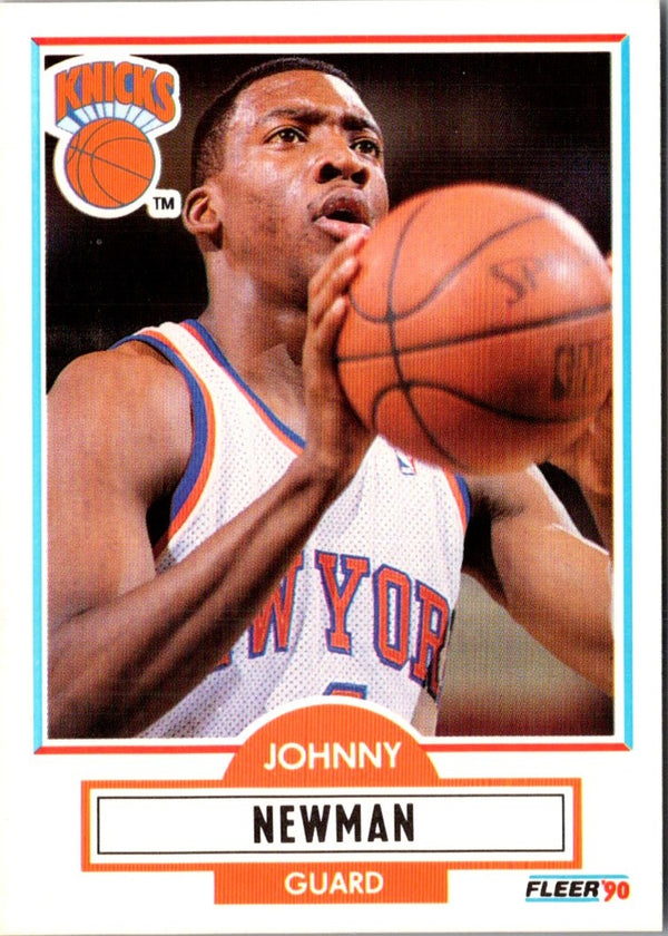 1990 Fleer Johnny Newman #127