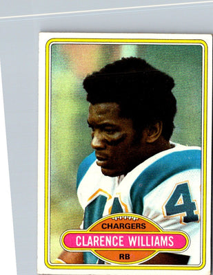 1980 Topps Clarence Williams #237 Rookie