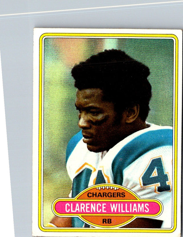 1980 Topps Clarence Williams #237 Rookie
