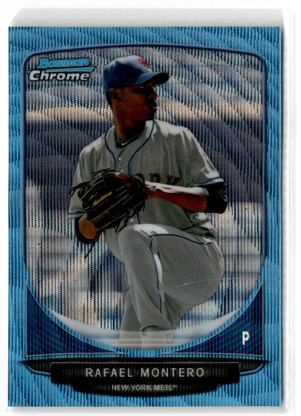 2013 Bowman Chrome Prospects Blue Wave Rafael Montero #BCP50