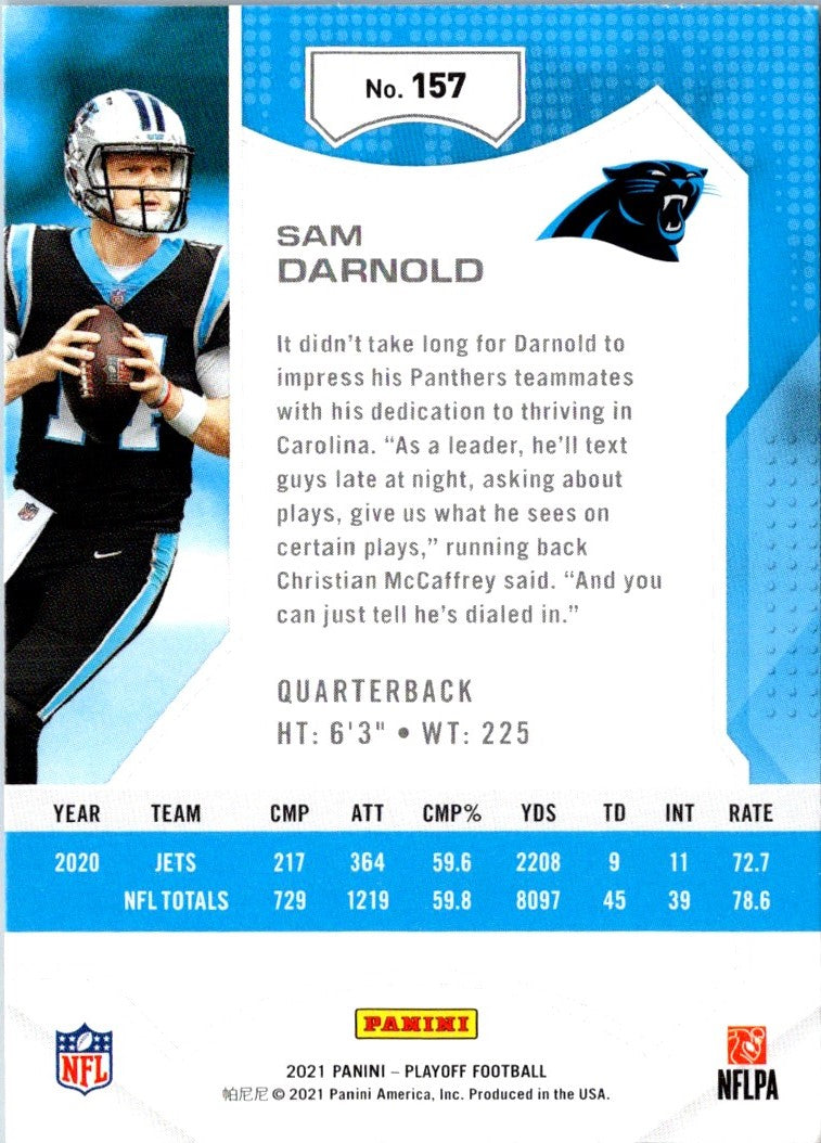 2021 Panini Playoff Sam Darnold