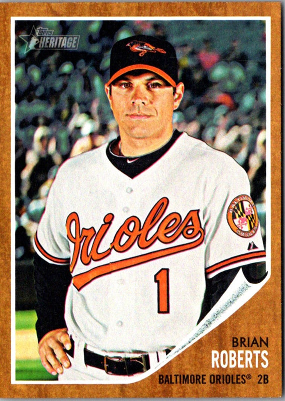 2011 Topps Heritage Brian Roberts #6