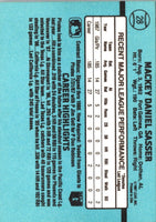 1988 Leaf Mackey Sasser #28 Rookie