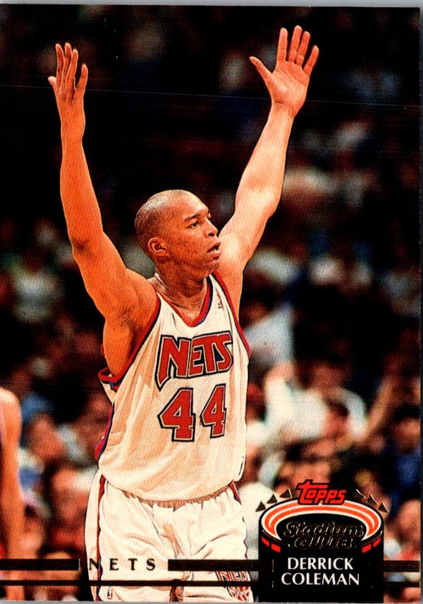 1992 Stadium Club Derrick Coleman #384