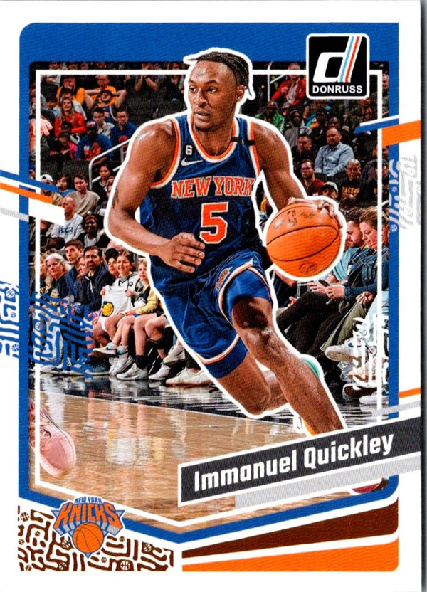 2023 Donruss Immanuel Quickley #21