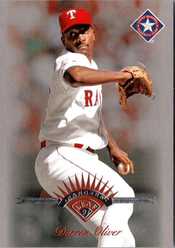 1997 Leaf Darren Oliver #160