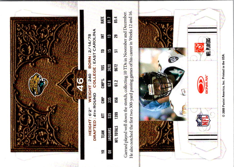 2009 Donruss Classics David Garrard