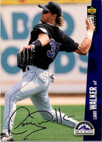 1996 Collector's Choice Gold Signature Larry Walker #540