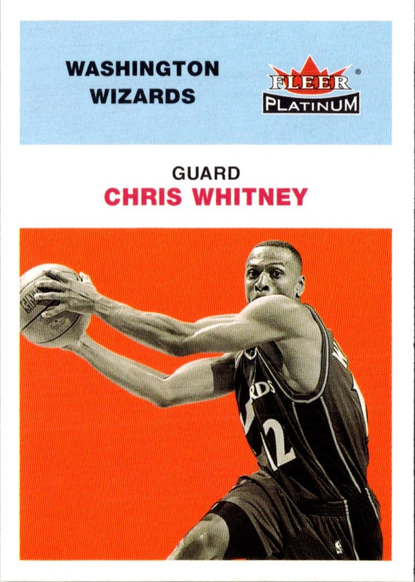 2001 Fleer Platinum Chris Whitney #172