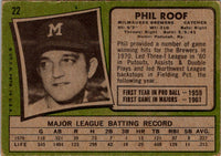 1971 Topps Phil Roof #22