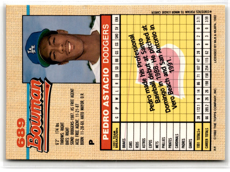 1992 Bowman Pedro Astacio