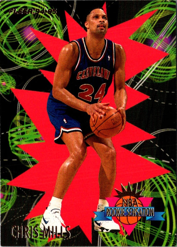 1994 Fleer Rookie Sensations Chris Mills #17