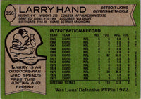 1978 Topps Larry Hand #356