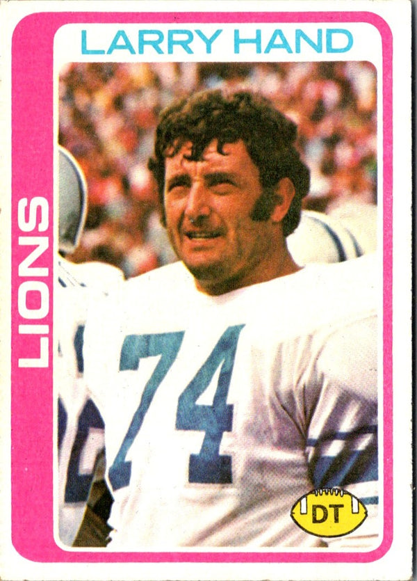 1978 Topps Larry Hand #356
